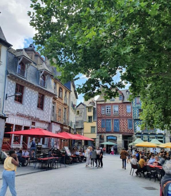 T2 4P Centre Historique-Parking Lejlighed Rennes Eksteriør billede